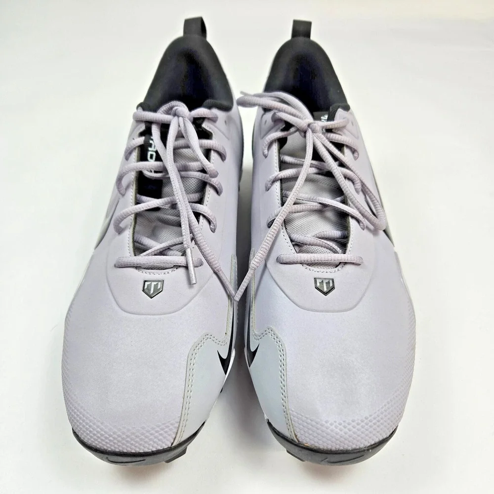 Nike Force‎ Trout 9 Keystone Grey White Cleats Mens Size 12 FB9728-002